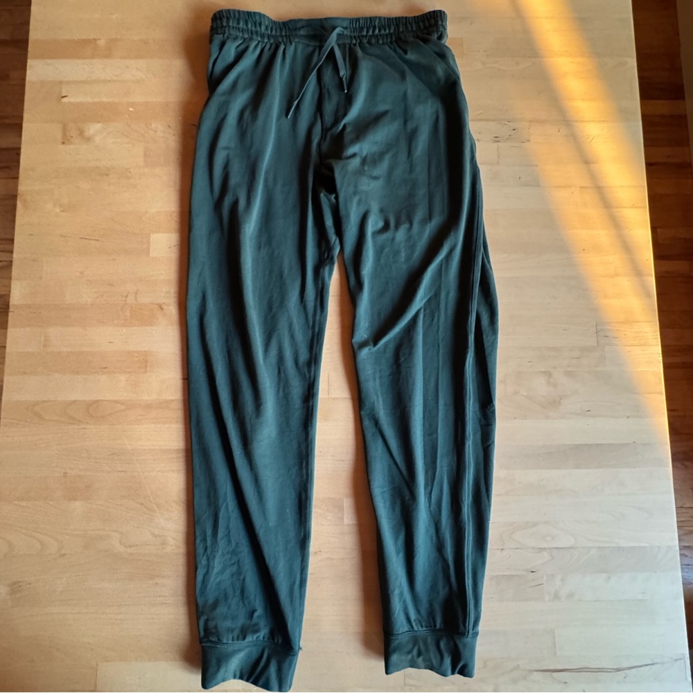 Men's Lululemon Warpstreme Olive Green Jogger Pants